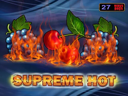 Copertina della slot Supreme Hot disponibile su Winnita
